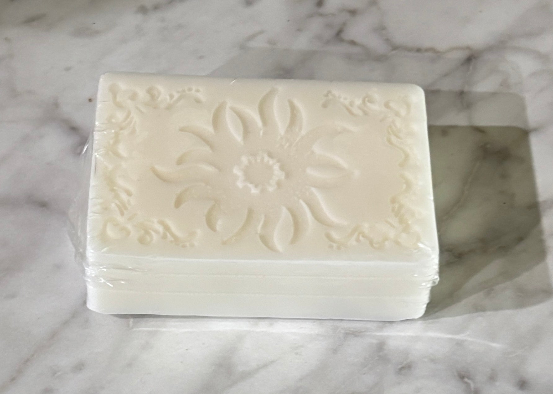 Large unscented triple butter bar soap
