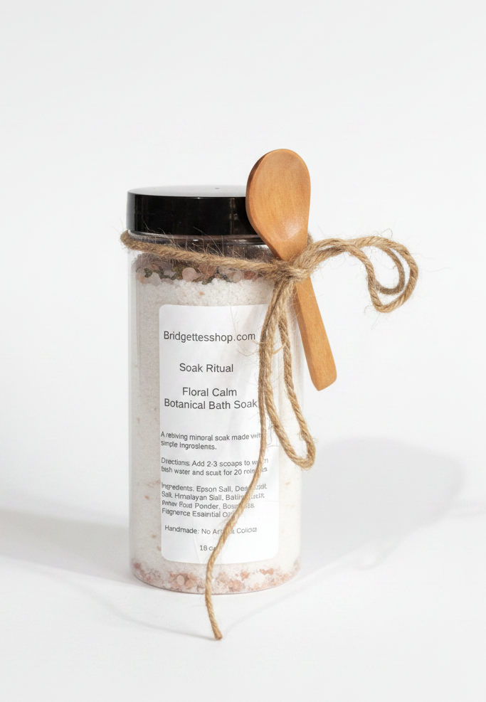 Lavender Bath Salt Soak |
Relaxing Mineral Soak for Stress Relief Spa Bath