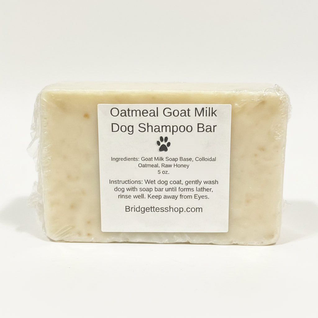 Oatmeal Goat Milk Dog Shampoo Bar