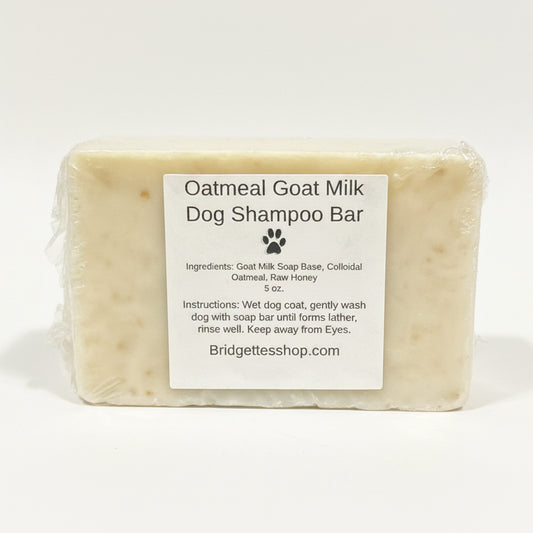 Oatmeal Goat Milk Dog Shampoo Bar