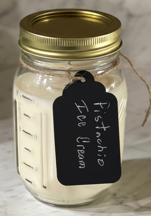 Pistachio Ice Cream Soy Wax Candle 16 oz