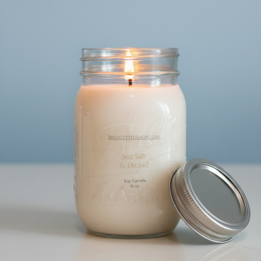 Sea Salt & Orchid 16 Ounce Soy Wax Candles