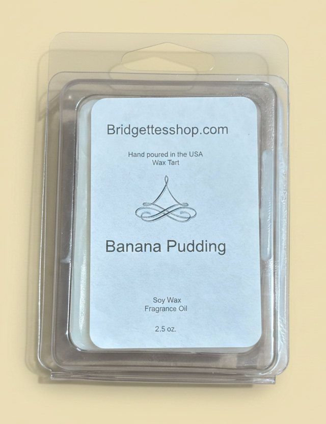 Banana Pudding Soy Wax Melt Tart