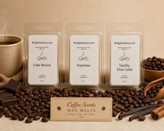 Coffee House Trio – Hand Poured Soy Wax Melts