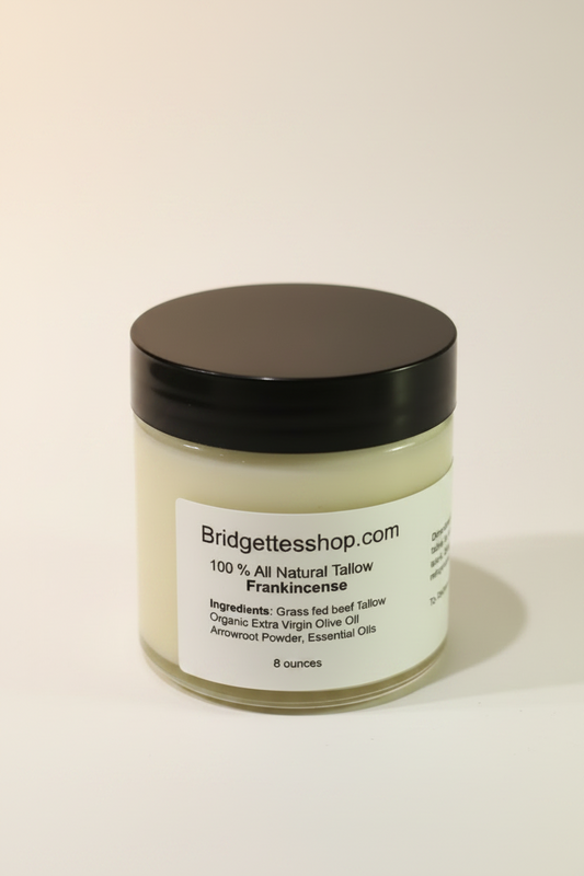 Frankincense Scented *Anti-Aging*  Whipped Grass Fed Tallow Balm Moisturizer Cream