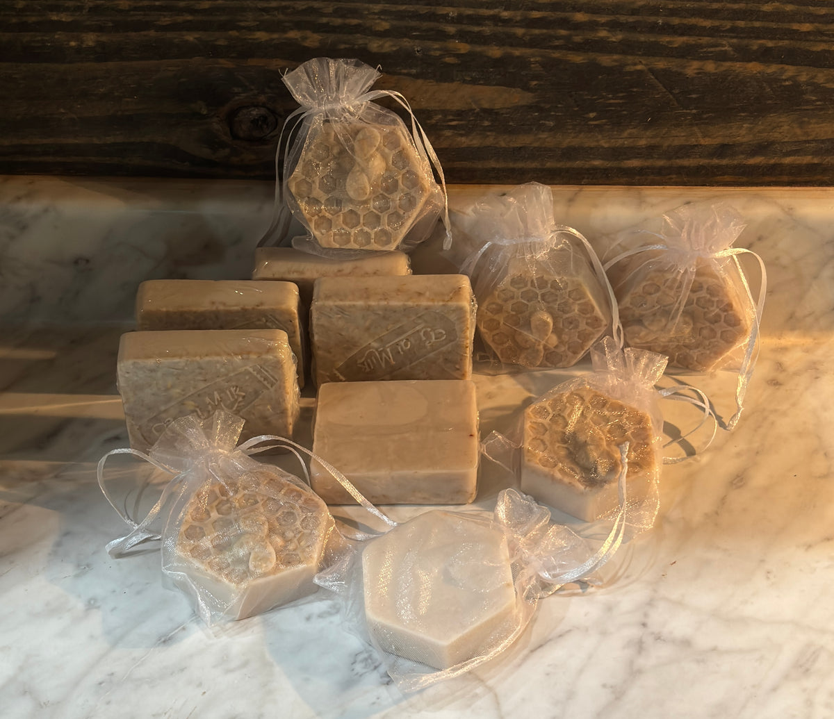 honey and oats goat milk soap Bridgette's Shop