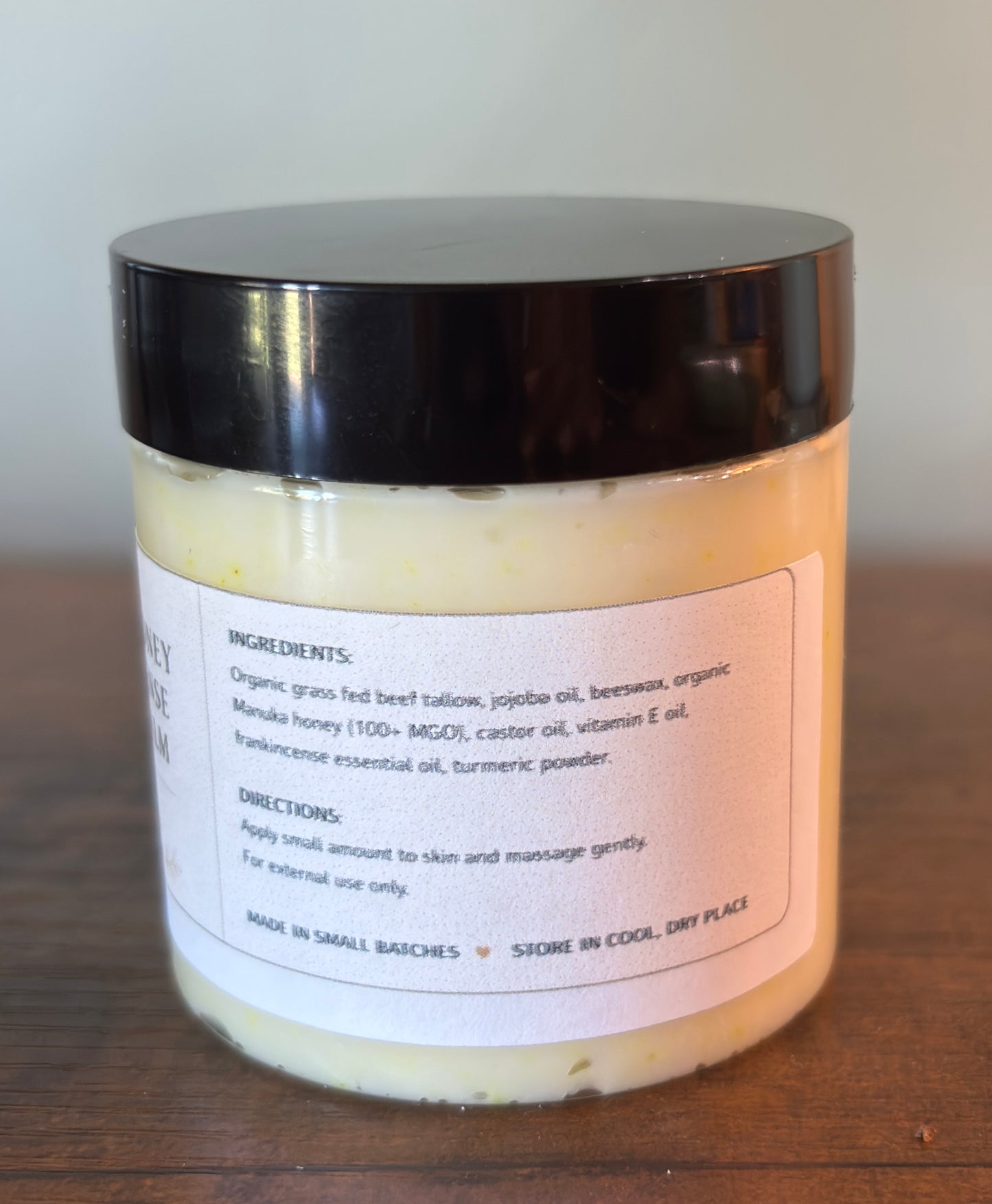 Luxury Manuka Honey Frankincense Tallow Balm Unwhipped