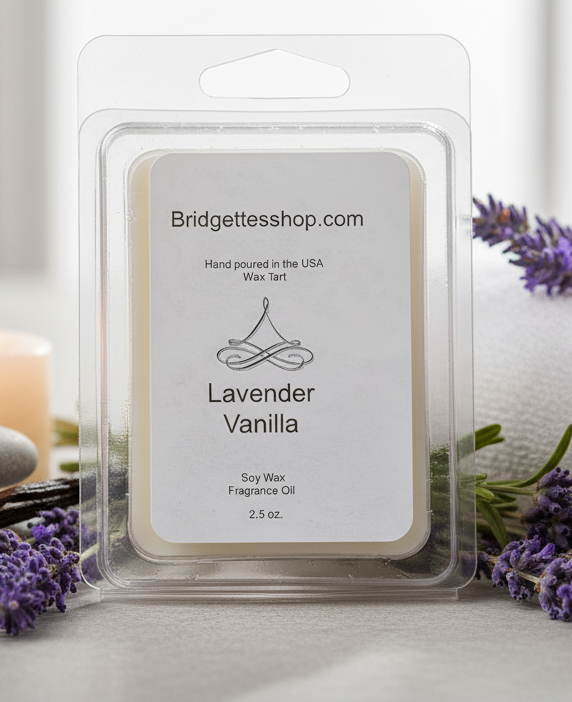 Lavender Vanilla Soy Wax Melt Tart