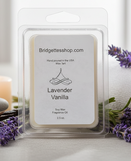 Lavender Vanilla Soy Wax Melt Tart