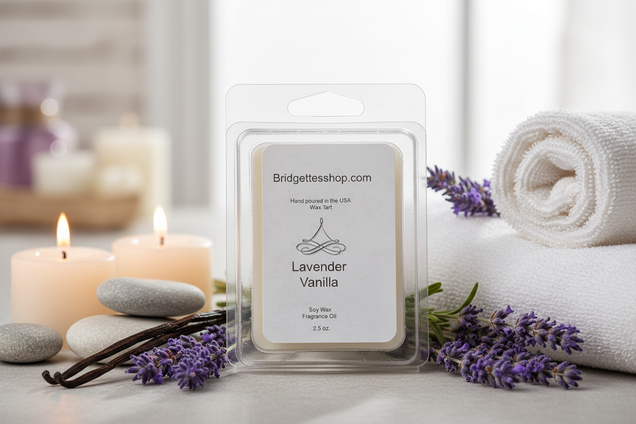 Lavender Vanilla Soy Wax Melt Tart