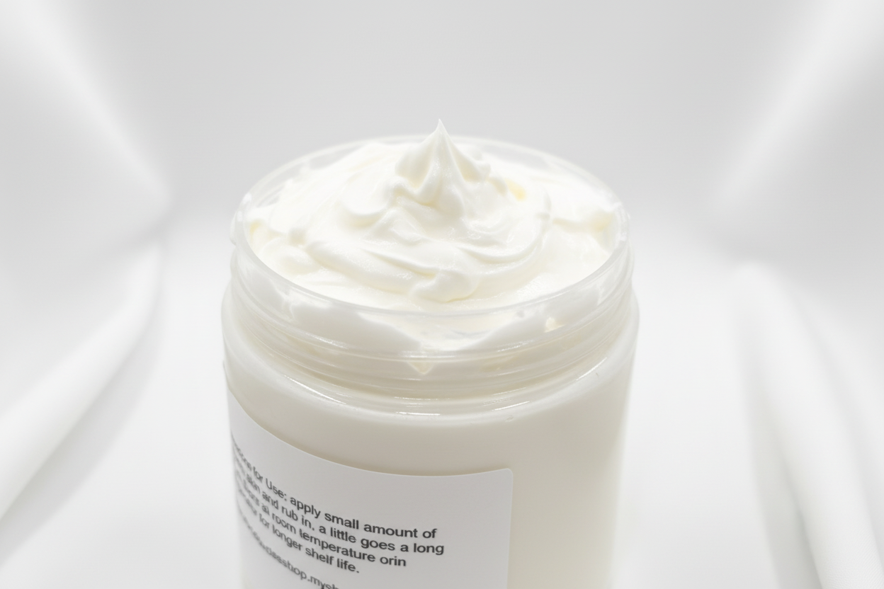 Unscented All Natural Whipped Grass Fed Tallow Balm Moisturizing Cream