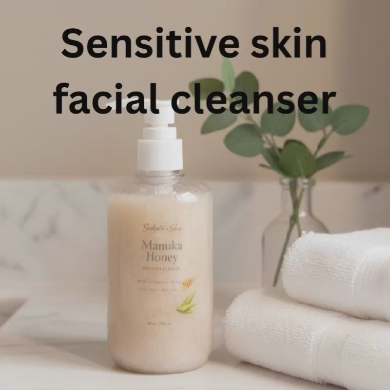 manuka honey face cleanser video