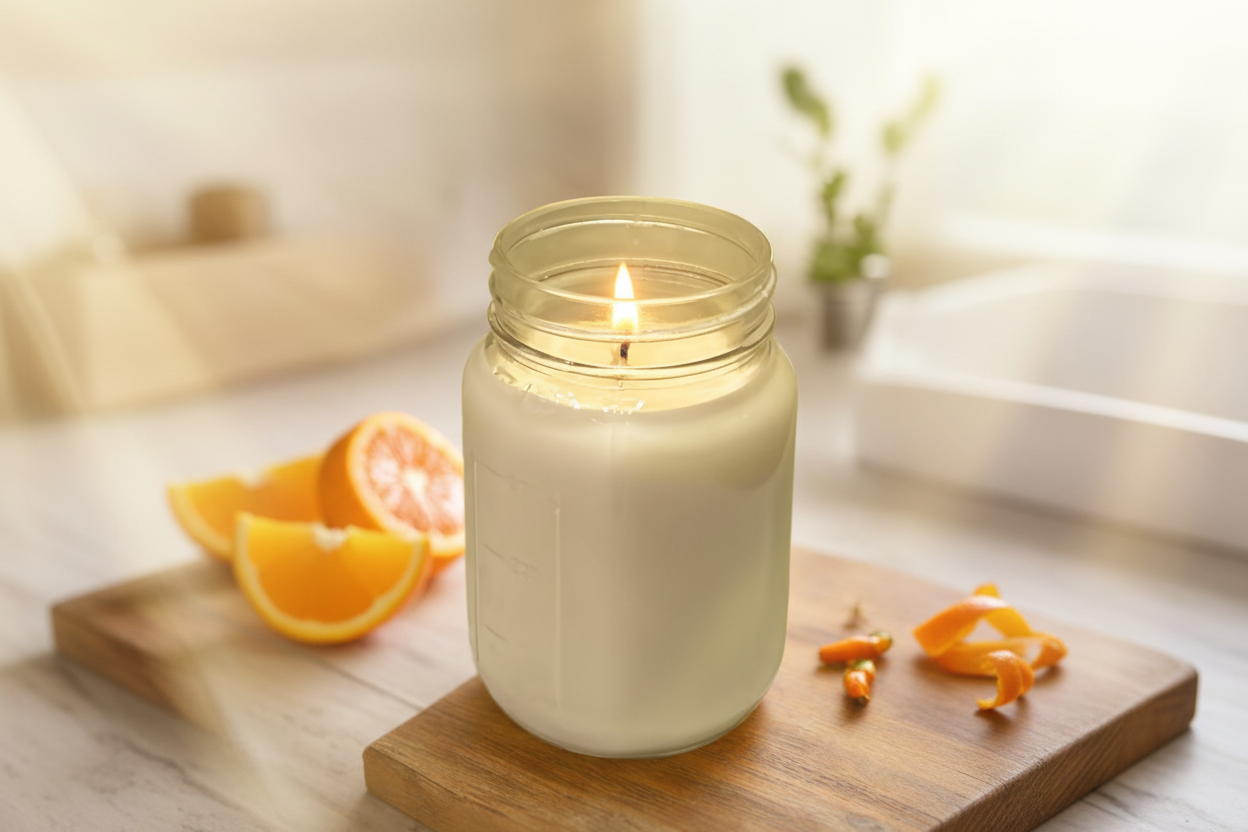 Sweet Orange Chili Pepper 100% Soy Wax-16 oz Jar Candle