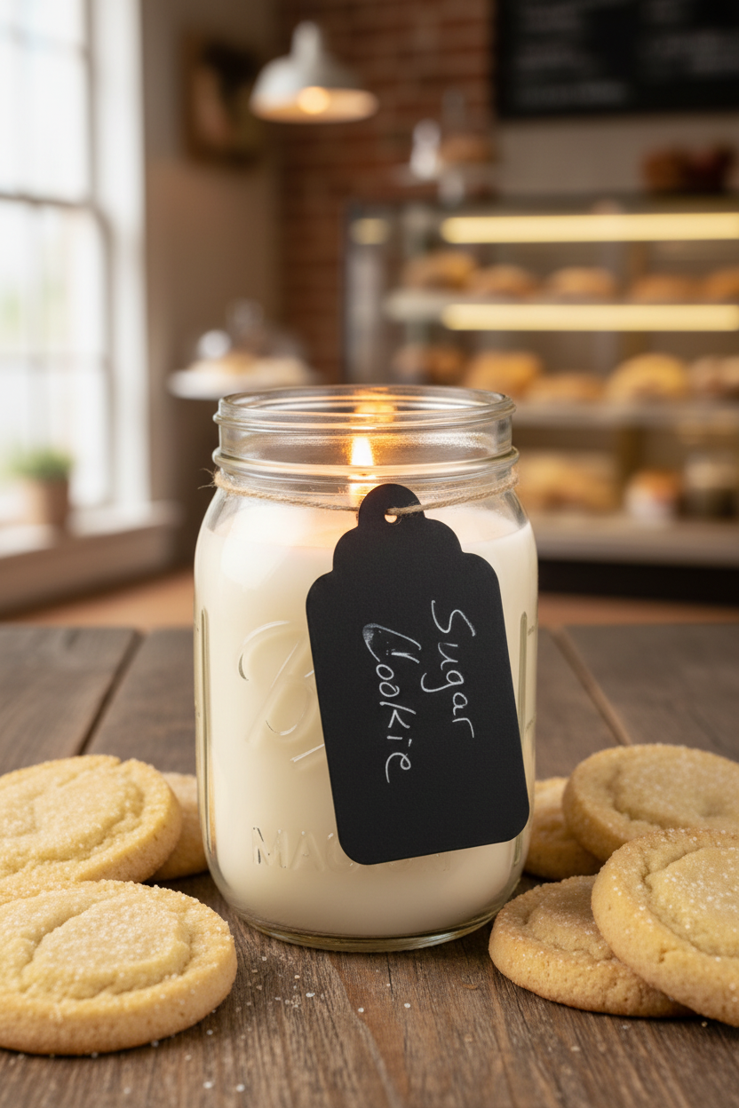 Sugar Cookie 100% Soy Wax-16 oz Jar Candle