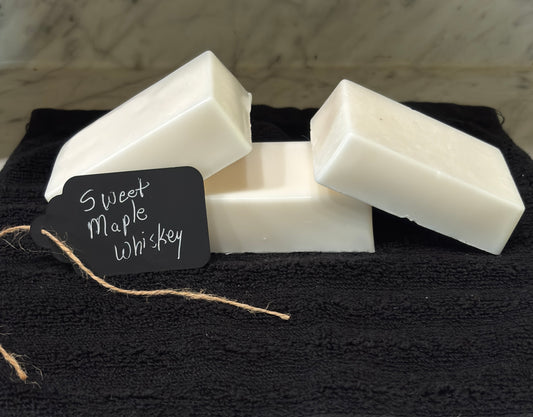 sweet maple whiskey bar soaps
