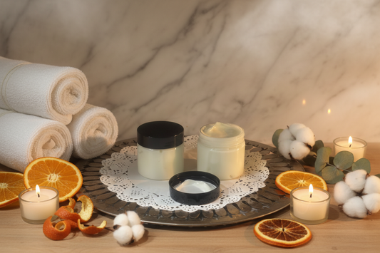 Sweet Orange Scented Whipped Grass Fed Tallow Balm Moisturizing Cream