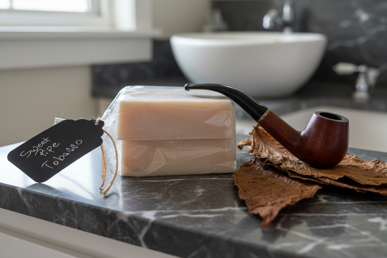 Sweet Pipe Tobacco Masculine Scented Goat Milk Bar Soap