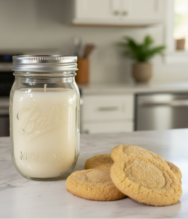 Sugar Cookie 100% Soy Wax-16 oz Jar Candle