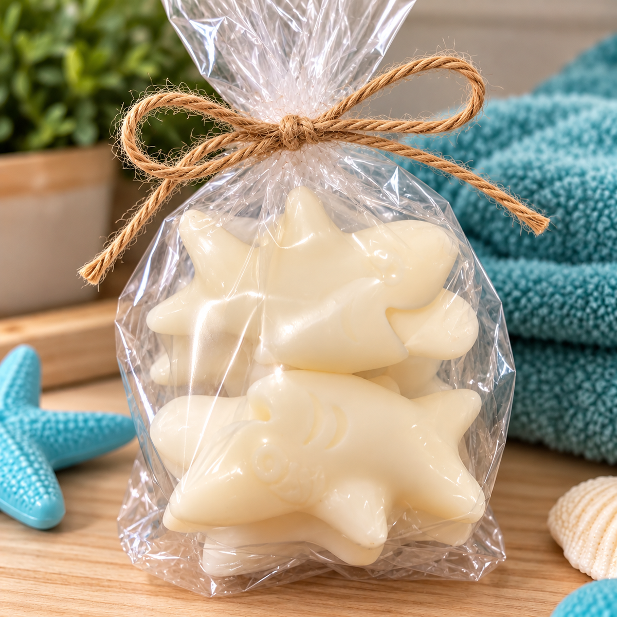 unscented dye free kids soap shark shape