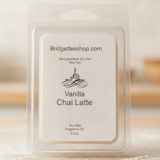 Vanilla Chai Latte Soy Wax Melt Tart